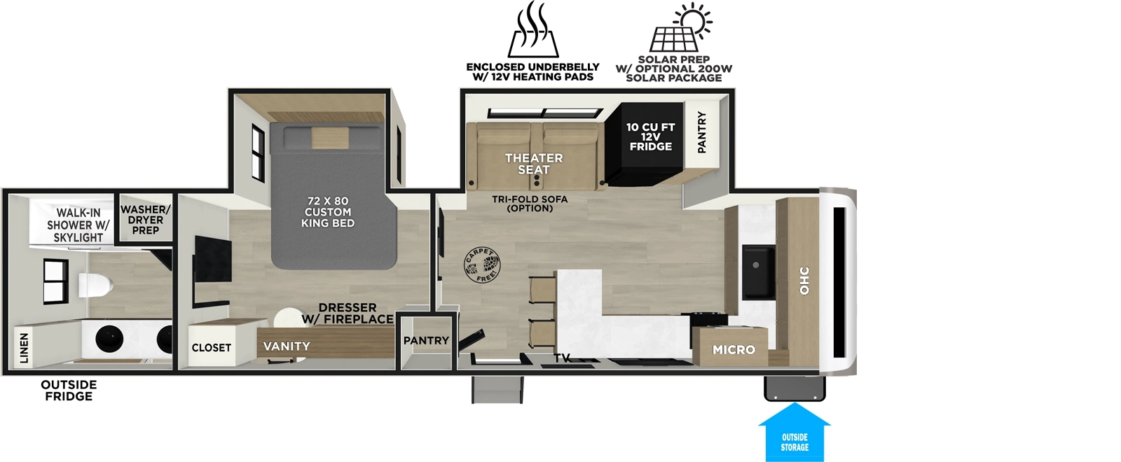 261FKRB Floorplan Image